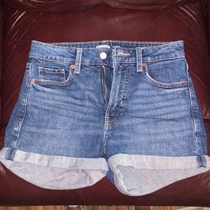 Denim shorts